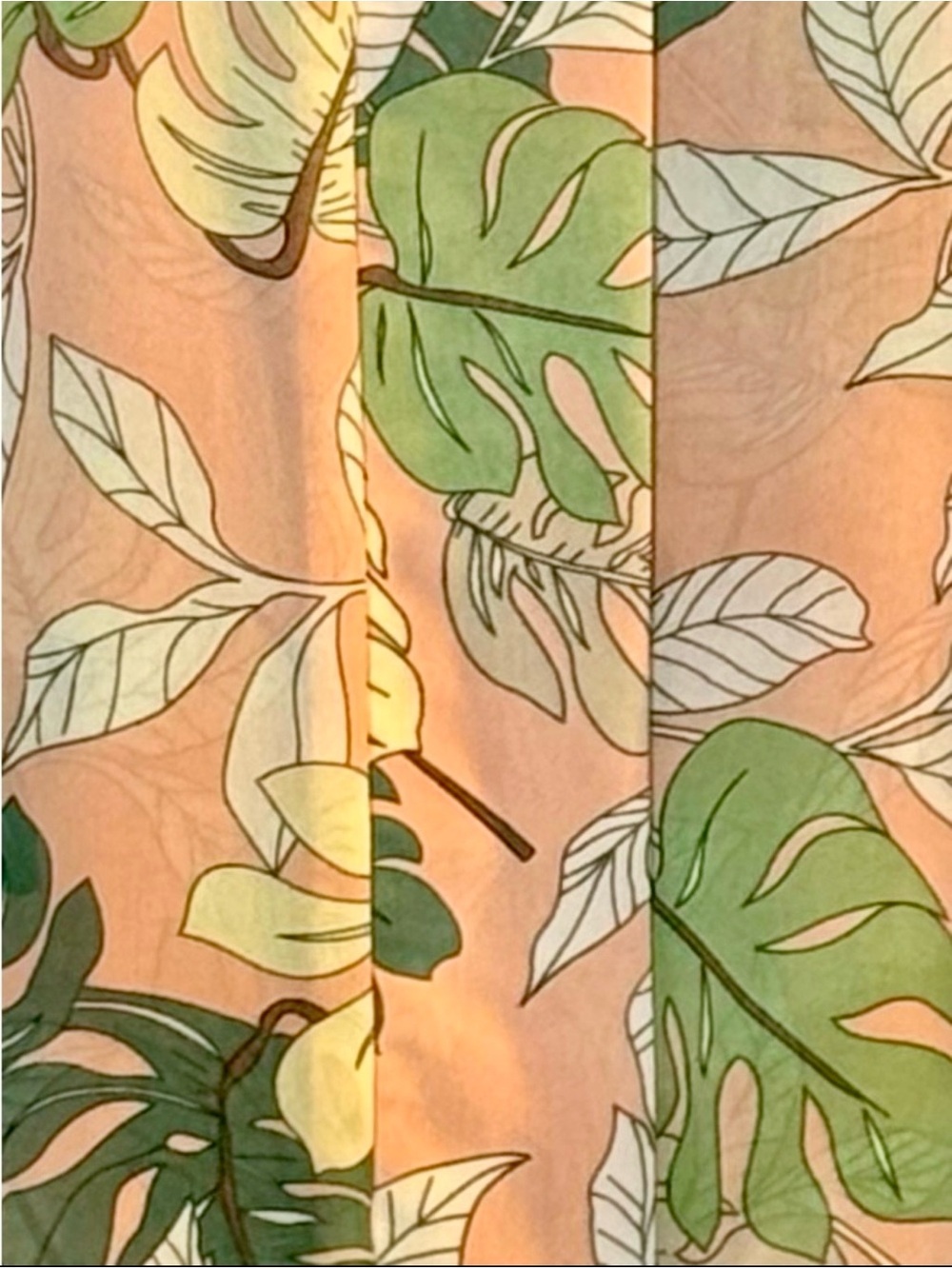 cabi Tropical Monstera Leaf Print Sleeveless Blouse - Picture 7 of 8